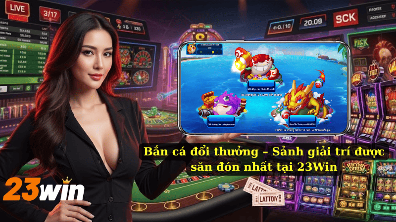 Bắn cá đổi thưởng – Sảnh giải trí được săn đón nhất tại 23Win