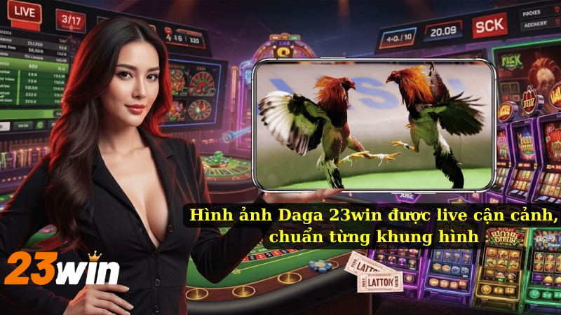 Hình ảnh Daga 23win được live cận cảnh, chuẩn từng khung hình