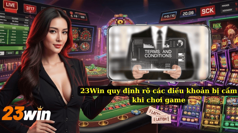 23Win quy định rõ các điều khoản bị cấm khi chơi game