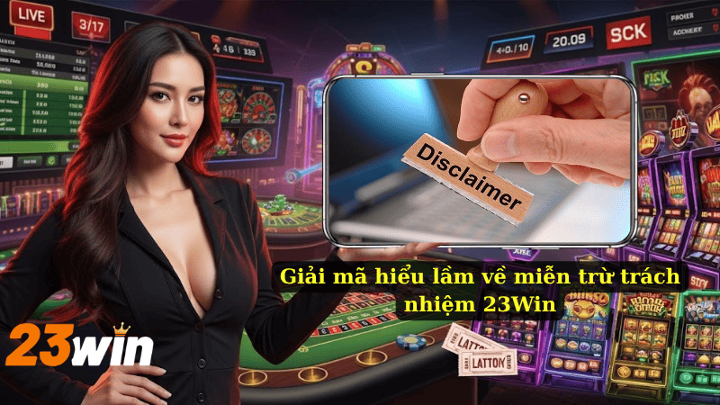 Giải mã hiểu lầm về miễn trừ trách nhiệm 23Win