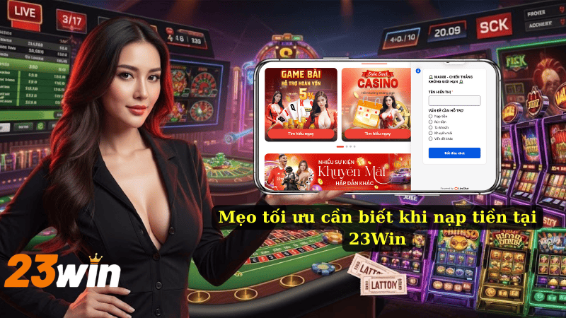 Mẹo tối ưu cần biết khi nạp tiền tại 23Win