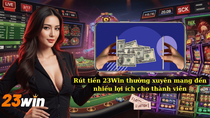 Rút tiền 23Win thường xuyên mang đến nhiều lợi ích cho thành viên
