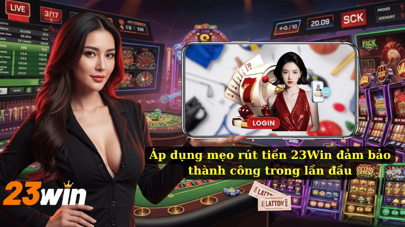 Áp dụng mẹo rút tiền 23Win đảm bảo thành công trong lần đầu