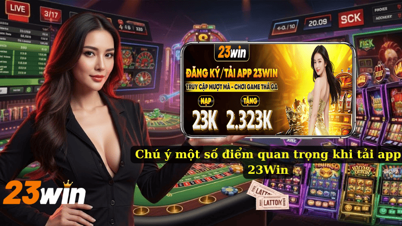Chú ý một số điểm quan trọng khi tải app 23Win