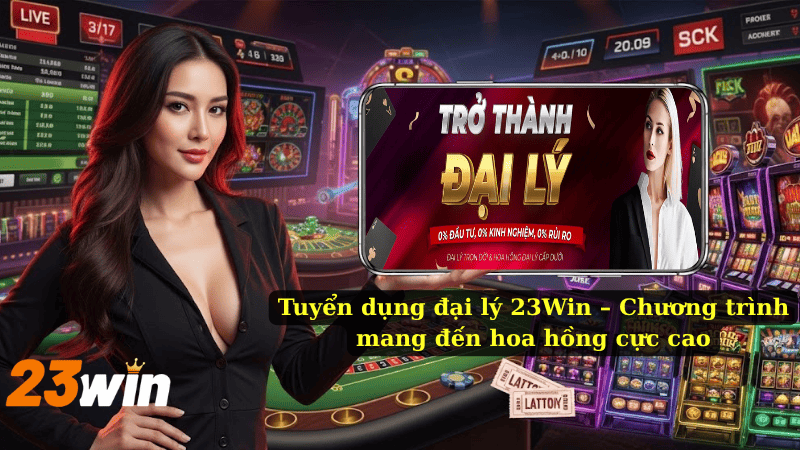 Tuyển dụng đại lý 23Win – Chương trình mang đến hoa hồng cực cao